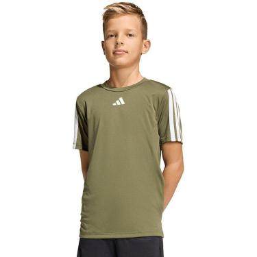 Imagem de Camiseta Adidas Train Essentials Três Listras Infantil Masculina-Masculino