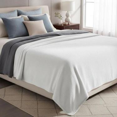 Imagem de Cobertor Queen Buddemeyer Aspen Extra Macio Fino Acabamento Cor:Cinza-