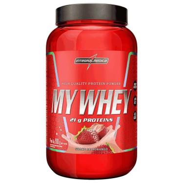 Imagem de My Whey - 900g Shake de Morango - IntegralMédica-Masculino