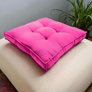 Imagem de Almofada Futon Cadeiras Bancos Áreas 60x60 Cm Vários Modelos - De Cora