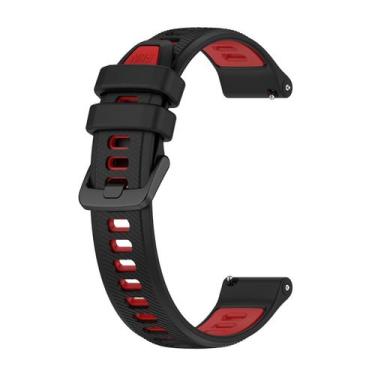 Imagem de Pulseira 18mm Sport-R compativel com Garmin Venu 4 41mm cor:Preta com 