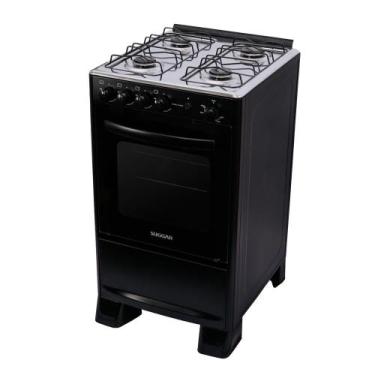 Imagem de Fogão Suggar Cook Start Mesa Inox 4 Bocas Fgics420pt Preto Bivolt, PRE