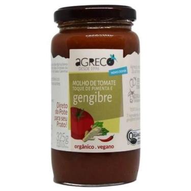 Imagem de Molho de Tomate com Pimenta e Gengibre Orgânico Agreco 325g