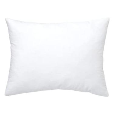 Imagem de Capa de Almofada Decorativa 80x60 Branca Com Zíper Sem Refil Para Almofadão Encosto Sofá Cama Poltrona