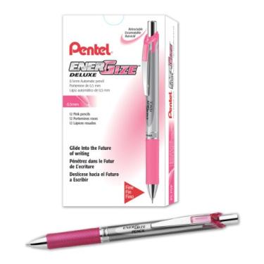 Imagem de Pentel Lapiseira EnerGize (0,5 mm), detalhes rosa, caixa com 12 (PL75P)