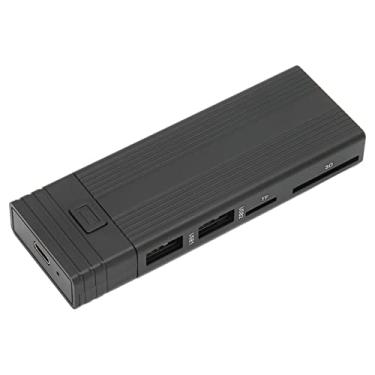 Imagem de Gabinete SSD M.2 NVIME, USB3.0 10Gbps 4 em 1 M.2 NVME PCI-E Ngffexternal SSD Gabinete Suporta chaves M ou B&M, para desktop de tablet de telefone(# Black)