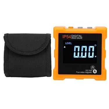 Imagem de Transferidor digital LCD medidor de ângulo inclinômetro localizador medidor de ângulo transferidor IP54 com medição de ângulo de inclinação industrial magnético