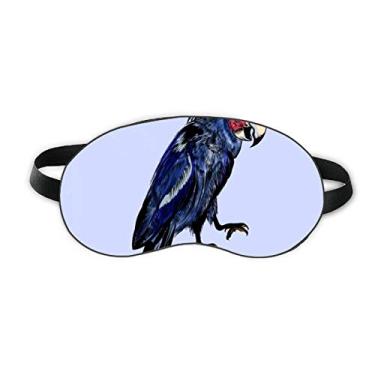 Imagem de Deep Blue Parrot Bird Sleep Eye Shield Soft Night Vlindfold Shade Cover