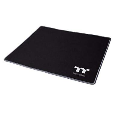 Imagem de Thermaltake M300 Superfície lisa/Borda de costura sólida/À prova de plash/base de borracha antiderrapante 360 mm x 300 mm Mouse pad para jogos GMP-TTP-BLKSMS-01, pequeno