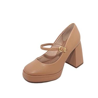 Imagem de 4298.103 BEIRA RIO SCARPIN BONECA SALTO ALTO (35, Tan)