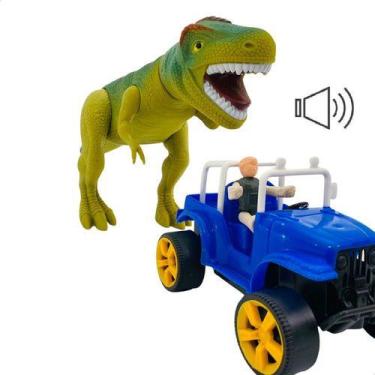 Dinossauro Robo Som E Luz Dragao T Rex Anda Brinquedo Barato