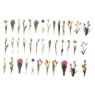 Imagem de Tofficu 80 Folhas Pacote De Adesivos Para Animais De Estimação Adesivos Florais Variados Adesivos De Flores Vintage Decoração Bicho De Estimação O Animal De Estimação Folha De Caderno