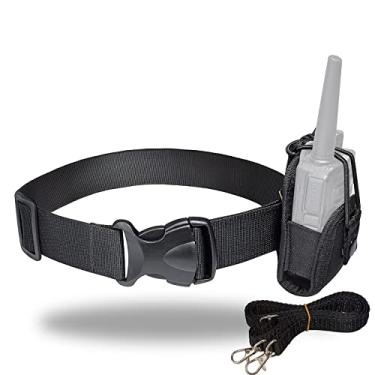 Imagem de HYSHIKRA Capa de rádio universal, Walkie-Talkie com suporte de nylon e coldre acessórios com alça de ombro e alça de cintura para rádio bidirecional Baofeng UV5R Midland Motorola Talkabout Cobra
