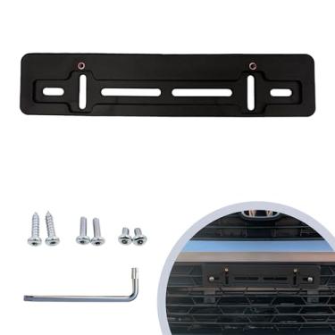 Imagem de Suporte de placa de carro de para-choque dianteiro para Honda | Conjunto de suporte de placa com 4 parafusos e kit de chave exclusivos, kit de montagem de etiqueta de licença, suportes de placa de qualidade, acessórios premium para carros e caminhões