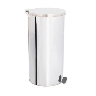 Imagem de Lixeira em Aço Inox 120L Pedal Redonda