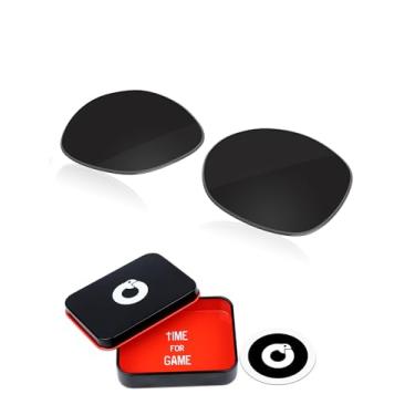 Imagem de OWORK Lentes de reposição de policarbonato para óculos de sol Oakley Crosshair New 2012 OO4060 - Preto fosco