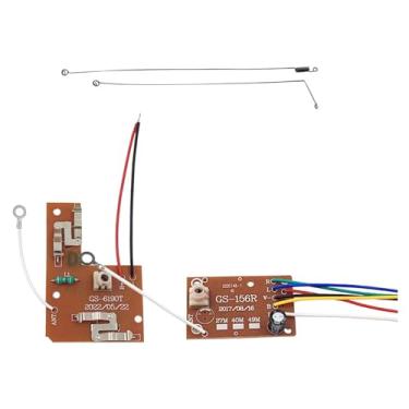 Imagem de Generic Placa receptora de transmissores de carro rc, 40mhz, circuito pcb, peças de atualização, peças acessórias diy, dc 3-4.5v 4ch para veículos crawler