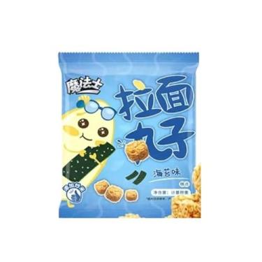 Imagem de Bolas de ramen com sabor de algas marinhas em macarrão crocante, 25 g por pacote, 5 pacotes