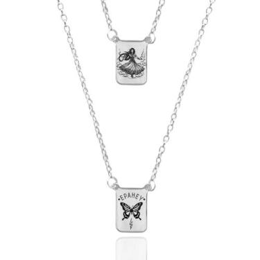 Imagem de Colar Escapulário Iansã Umbanda Aço Inoxidável - Escapulários Personal