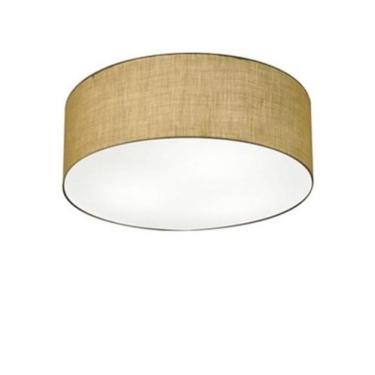 Imagem de Plafon Para Banheiro Cilíndrico SB-3005 Cúpula Cor Palha - Vivare
