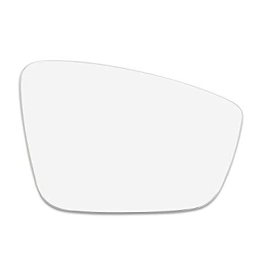 Imagem de X AUTOHAUX Vidro espelhado aquecido com placa de suporte lateral direita retrovisor vidro espelhado para VW JETTA BEETLEX AUTOHAUX Passenger Right Side a20021700ux0030