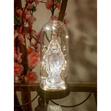 Imagem de Luminária Imagem Nossa Senhora Das Graças Santíssima Virgem Maria Luze