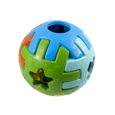 Imagem de Brinquedo Educativo de Encaixar Bola M Formas Didático Infantil Crianç