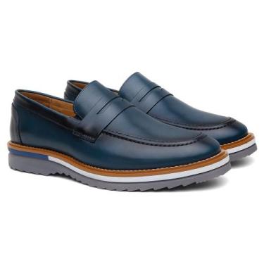 Imagem de Sapato Masculino 100% Couro Casual Loafer Monk Estiloso - onix shoes, 