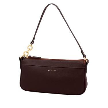 Imagem de Bolsa de Couro Mariart Parintins, Chocolate