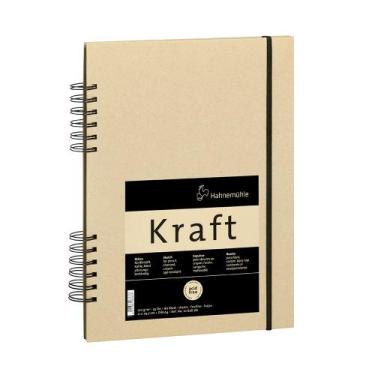 Imagem de Sketch Book Kraft 120g Meia Espiral A4 C/ 80 Fls 10628781 - Hahnemuhle