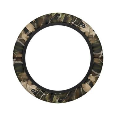 Imagem de Darisoco Dead Leaves Capa de volante para carrinho de golfe, bloqueio de raios UV, proteção contra raios UV, protetor de raios UV, acessórios para veículos