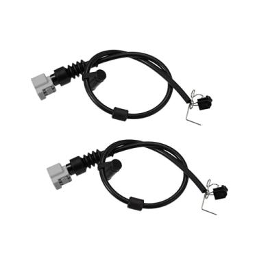 Imagem de A ABSOPRO 2 peças 47770-50050 47770-50060 Sensor eletrônico de desgaste da pastilha de freio dianteiro traseiro para Lexus LS430 2001-2006 Item de substituição