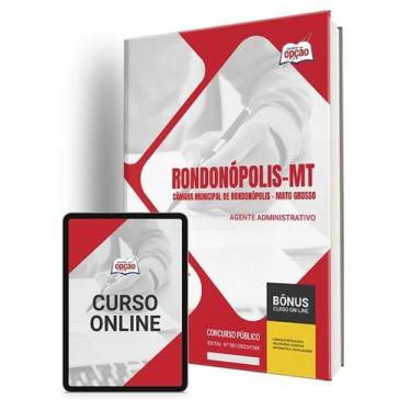 Imagem de Apostila Câmara de Rondonópolis - MT 2024 - Agente Administrativo - Ap