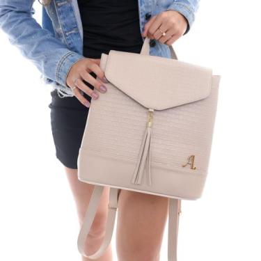 Imagem de Mochila Feminina Escolar Impecável Resistente Básica Elegante Volta as