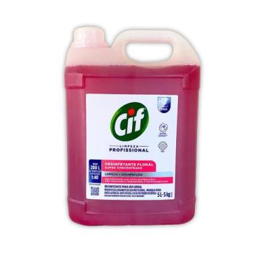 Imagem de Desinfetante Concentrado Floral 5 Litros CIF - Unilever Pro