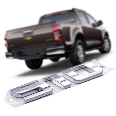 Imagem de Emblema Da Porta Nova Dianteira Pecas Genuinas Gm Chevrolet S10 2015 Em Diante