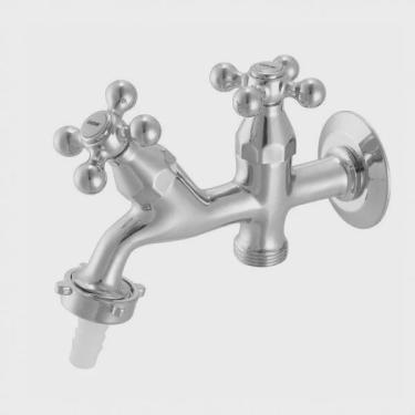 Imagem de Torneira Tanque com Adaptador para Máquina 1131 Supernova C21 Meber Metais Cromado