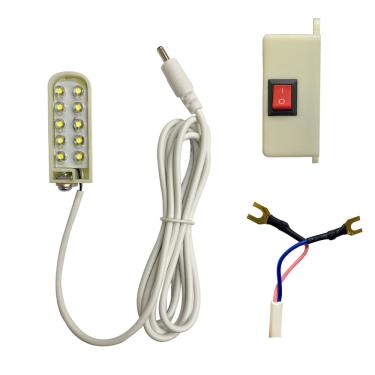 Imagem de Luminária 10 Lâmpadas Luz de LED Para máquina de costura industrial Bivolt