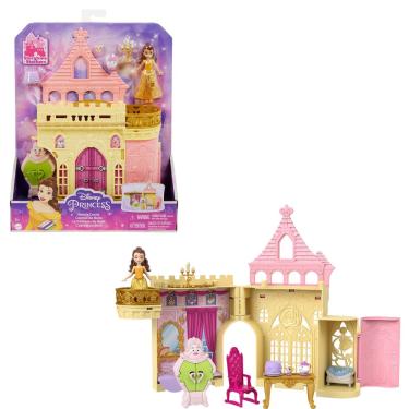 Imagem de Disney Princesa Conjunto Brinquedo Castelo Bela Empilhável - HLW94 - Mattel