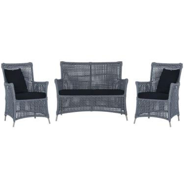 Imagem de  Jogo Sofá e 2 Poltronas de Área Igapó Alumínio