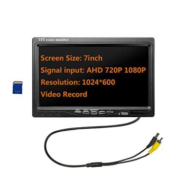Imagem de Tela de 7 polegadas para câmera de esgoto, resolução de monitor DVR de 8 GB 800 x 480 acessório para inspeção de dreno de tubo industrial conjunto de câmera endoscópio