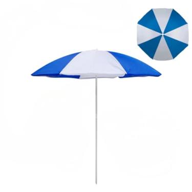 Imagem de Guarda Sol Articulado 1,80m Uv Aço Para Praia Piscina Verão Pesca(2 CORES(não articulado))