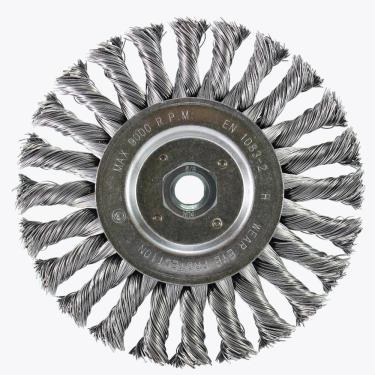 Imagem de Escova Circular Trançada Pequi 150mm x 13mm M14 de Aço Temperado