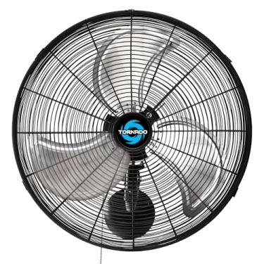 Imagem de Tornado Ventilador de parede oscilante de alta velocidade série Pro de 50,8 cm para uso industrial, comercial, residencial, 3 velocidades 5250 CFM certificação UL