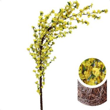 Imagem de Cerejeira Curvada Cores Árvore Artificial Sem Vaso - Flor de Mentirinh