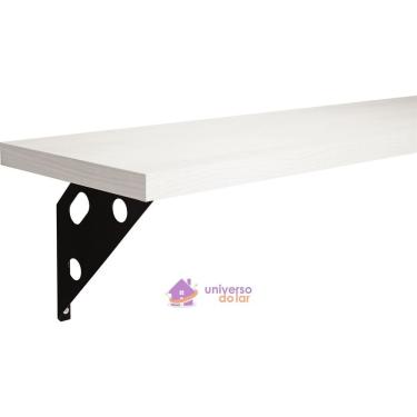 Imagem de Prateleira Tramontina Elite Branca 120cm X 25cm Com Suporte Metálico Tramontina