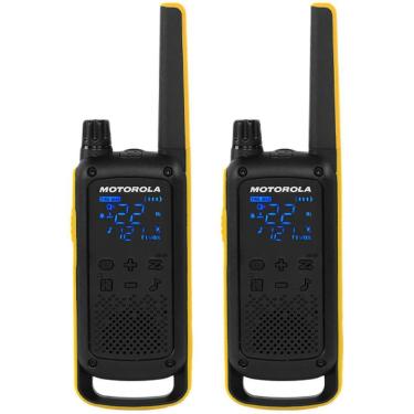 Imagem de Walkie Talkie Ie Motorola Talkabout T470 35 Milhas/56 Km Bivolt - Preto/amarelo