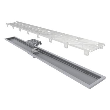 Imagem de Ralo Linear Elleve Royal 133 100cm Com Tampa Oculta 133