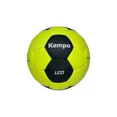 Imagem de Bola de handebol Leo amarela e preta, cor amarela, tamanho 2 e 3 - Kem