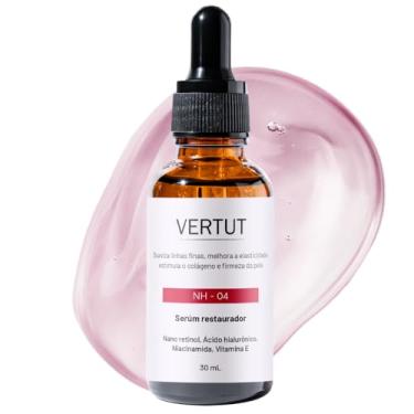 Imagem de Sérum Restaurador Vertut NH04 | Nano Retinol, Ácido Hialurônico, Niacinamida e Vitamina E | Firmeza, Clareamento, Anti Sinais, Hidratação e Renovação da Pele